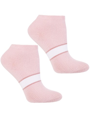 Stopki klasyczne - Skarpetki damskie stopki bawełniane w paski 6-pak WIELOKOLOROWY - produkt 4