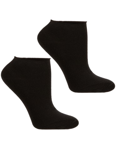 Stopki klasyczne - Skarpetki damskie stopki z bezuciskowym ściągaczem bawełniane 6-pak WIELOKOLOROWY - produkt 4