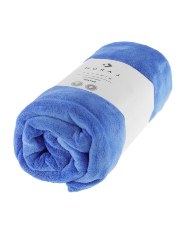 Duży ręcznik z mikrofibry szybkoschnący 90x180 cm - NIEBIESKI