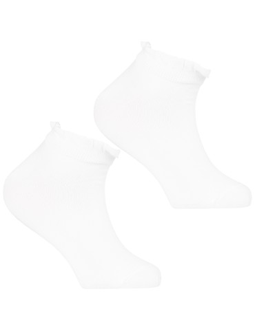 Stopki - Skarpetki dziewczęce bawełniane w kokardki 3-pak WIELOKOLOROWY - produkt 3