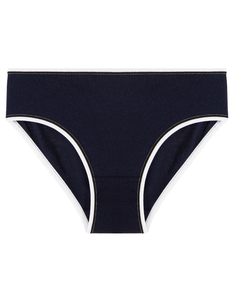 Figi - Figi dziewczęce majtki bawełniane klasyczne 3-pak WIELOKOLOROWY  - produkt moraj.pl 4