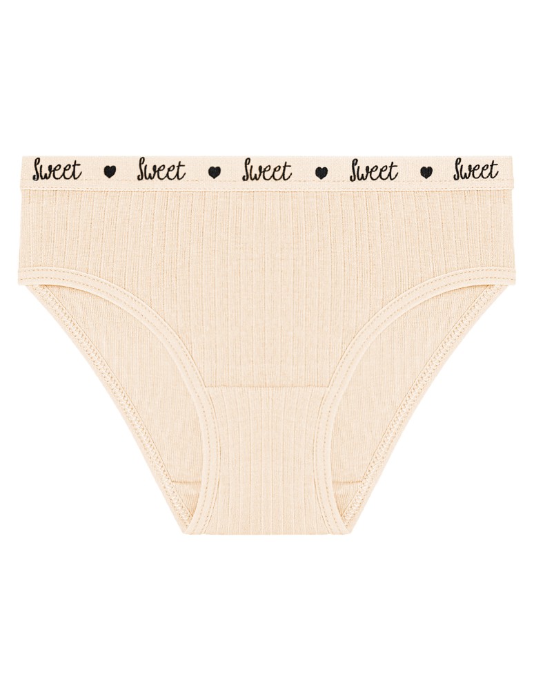 Figi - Majtki figi dla dziewczynki bawełniane w prążek 6-pak WIELOKOLOROWY  - produkt moraj.pl 3