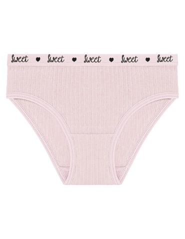 Figi - Majtki figi dla dziewczynki bawełniane w prążek 6-pak WIELOKOLOROWY - produkt 4