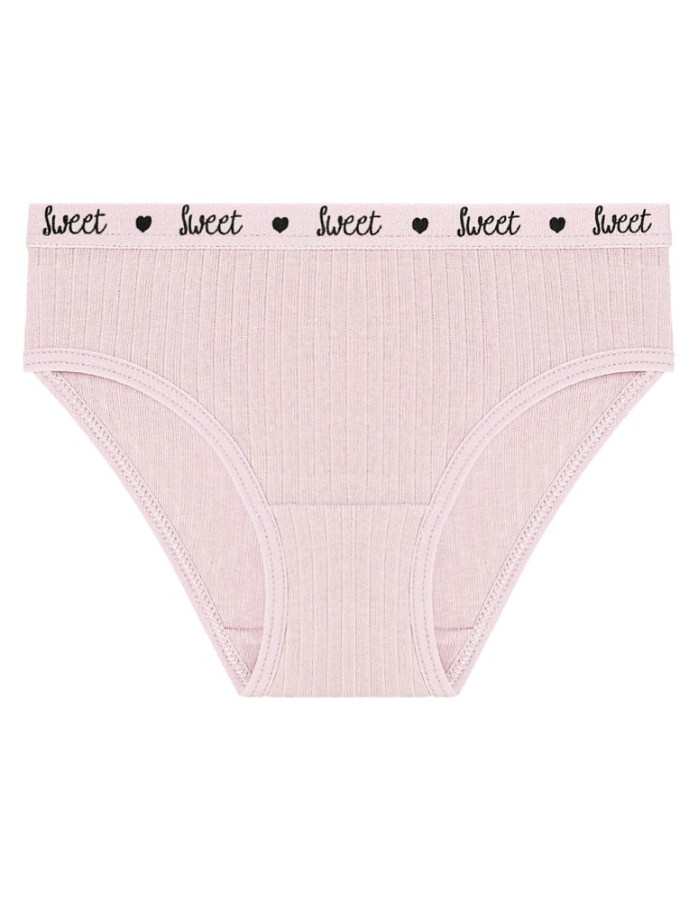 Figi - Majtki figi dla dziewczynki bawełniane w prążek 6-pak WIELOKOLOROWY  - produkt moraj.pl 4