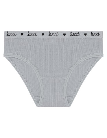 Figi - Majtki figi dla dziewczynki bawełniane w prążek 6-pak WIELOKOLOROWY - produkt 5