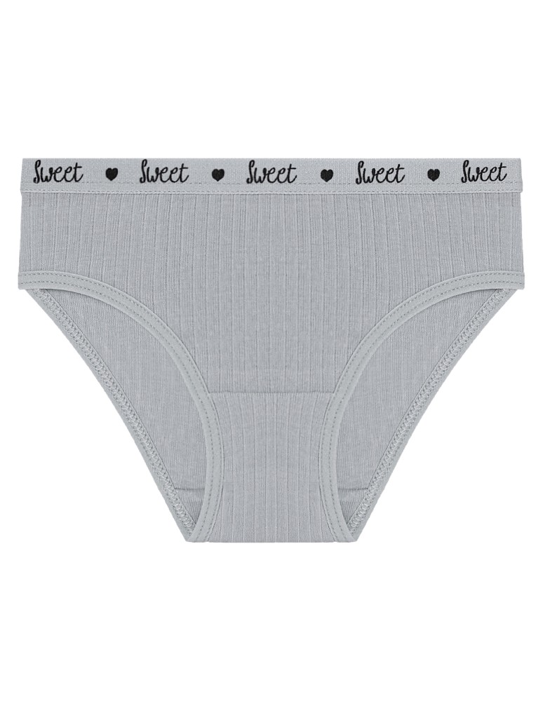 Figi - Majtki figi dla dziewczynki bawełniane w prążek 6-pak WIELOKOLOROWY  - produkt moraj.pl 5