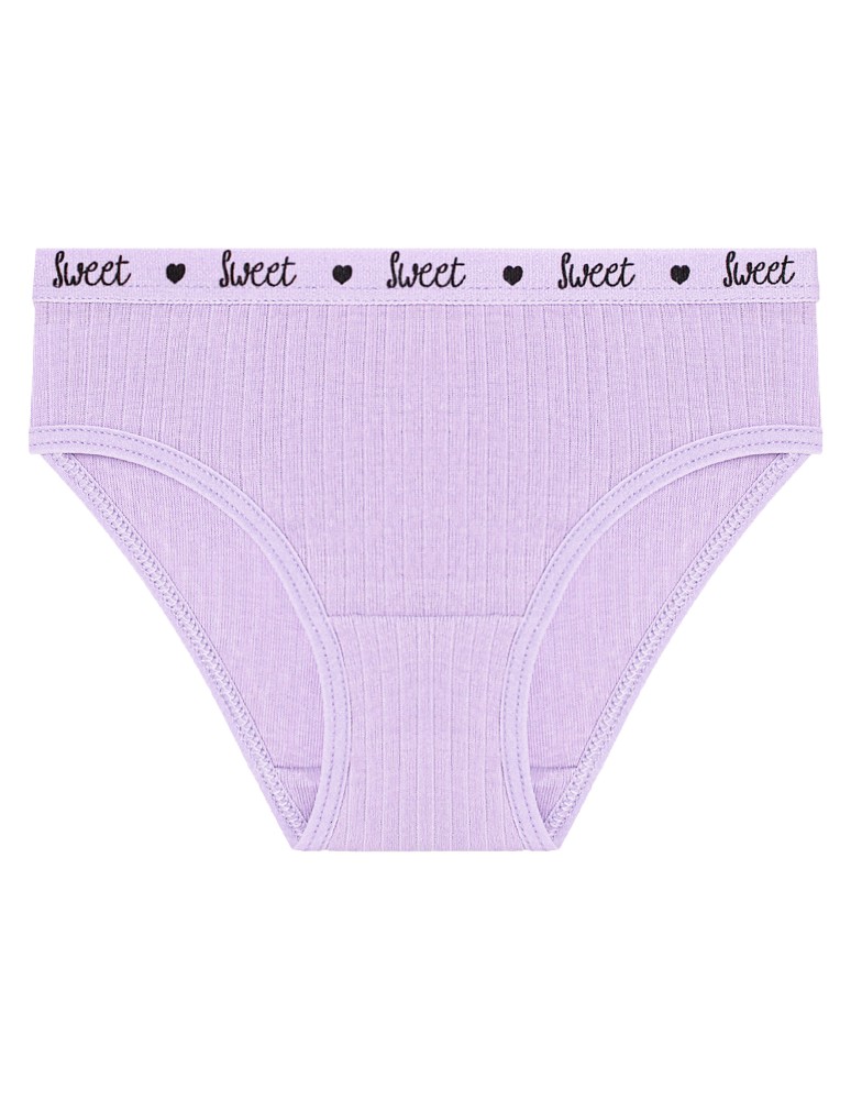 Figi - Majtki figi dla dziewczynki bawełniane w prążek 6-pak WIELOKOLOROWY  - produkt moraj.pl 7