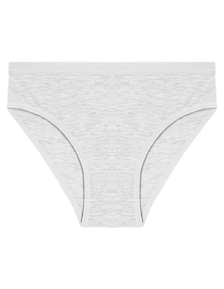 Figi - Figi dziewczęce bawełniane majtki klasyczne melanżowe 4-pak WIELOKOLOROWY  - produkt moraj.pl 3