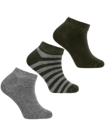 Skarpetki stopki chłopięce bawełniane klasyczne 6-pak - WIELOKOLOROWY - produkt 2