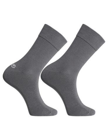 Skarpetki długie - Skarpety męskie garniturowe z naturalnym lnem długie 6-pak WIELOKOLOROWY - produkt 4