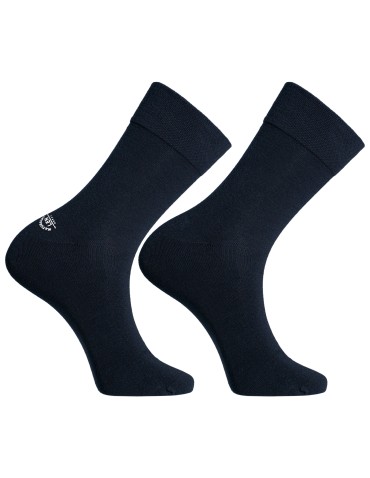 Skarpetki długie - Skarpety męskie garniturowe z naturalnym lnem długie 6-pak WIELOKOLOROWY - produkt 5