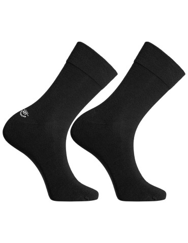 Skarpetki długie - Skarpety męskie garniturowe z naturalnym lnem długie 6-pak WIELOKOLOROWY - produkt 6