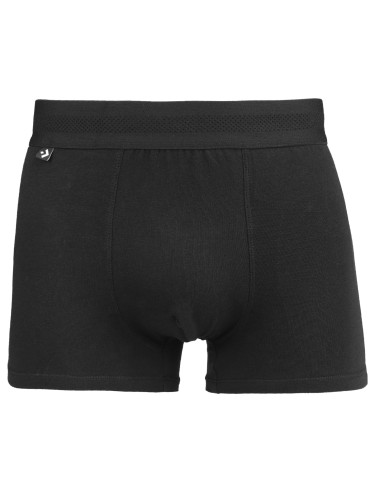 Bokserki dopasowane - Bokserki męskie bawełniane dopasowane gładkie 6-pak CZARNY - produkt 2