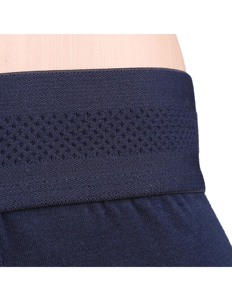 Bokserki dopasowane - Bokserki męskie bawełniane dopasowane gładkie 6-pak GRANATOWY - produkt moraj.pl 3