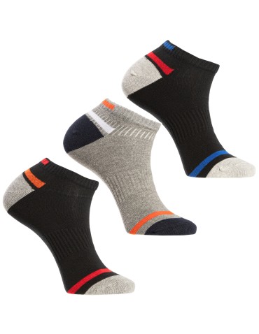 Stopki klasyczne - Skarpetki męskie stopki bawełniane z elastycznym ściągaczem 6-pak WIELOKOLOROWY - produkt 5