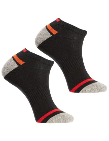 Stopki klasyczne - Skarpetki męskie stopki bawełniane z elastycznym ściągaczem 6-pak WIELOKOLOROWY - produkt 3