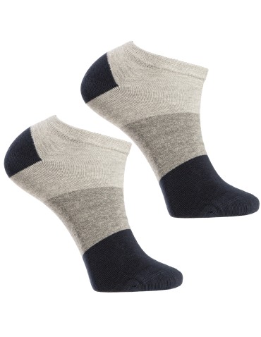 Stopki klasyczne - Skarpetki męskie stopki wykonane z miękkiej i oddychającej bawełny 12-pak WIELOKOLOROWY - produkt 5