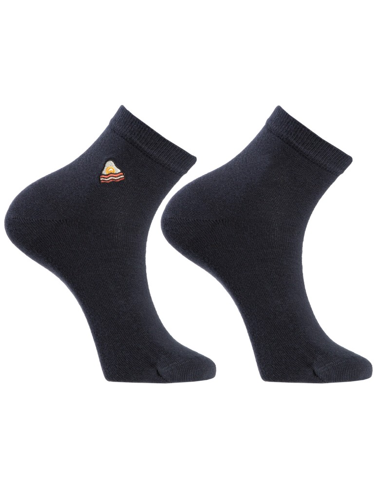 Skarpety stopki - Skarpetki męskie bawełniane do kostki wzór w jedzenie 12-pak WIELOKOLOROWY  - produkt moraj.pl 5