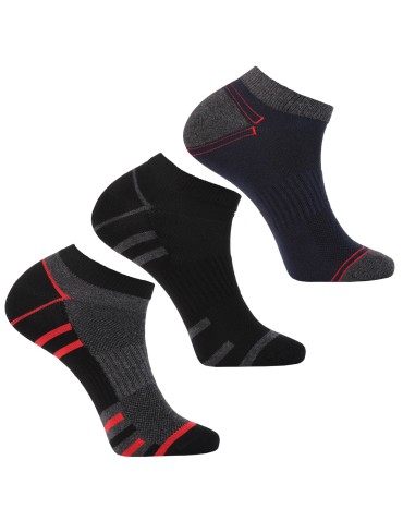 Skarpety stopki męskie bawełniane sportowe z kontrastowym akcentem 12-pak  - produkt 2