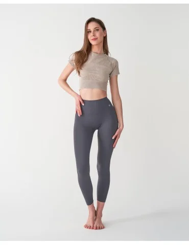 Legginsy damskie sportowe funkcyjne z wysokim stanem