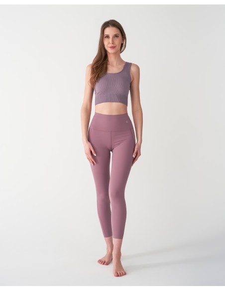 Legginsy damskie z wysokim...