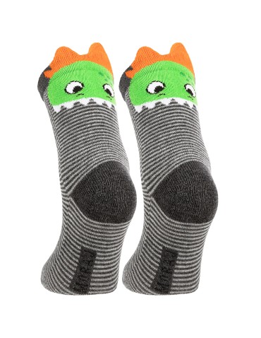 Długie - Skarpetki chłopięce bawełniane w zabawne wzory 6-pak WIELOKOLOROWY - produkt 5