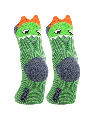 Długie - Skarpetki chłopięce bawełniane w zabawne wzory 6-pak WIELOKOLOROWY - produkt 9