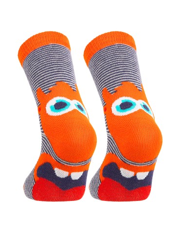 DO KOSTKI - Chłopięce skarpetki bawełniane kolorowe w zabawne potworki 6-pak WIELOKOLOROWY - produkt 9