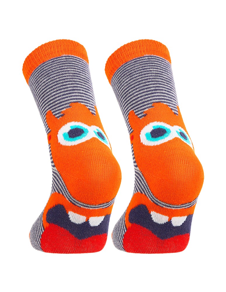 DO KOSTKI - Chłopięce skarpetki bawełniane kolorowe w zabawne potworki 6-pak WIELOKOLOROWY  - produkt moraj.pl 9