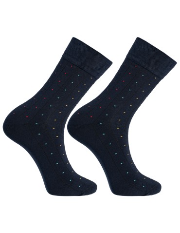 Skarpety męskie bawełniane garniturowe klasyczne 4-pak  - produkt 2