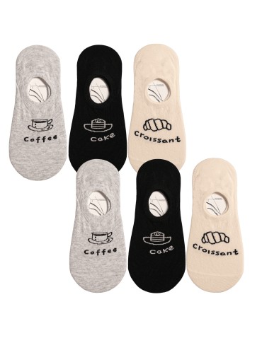 Skarpetki damskie niskie stopki bawełniane