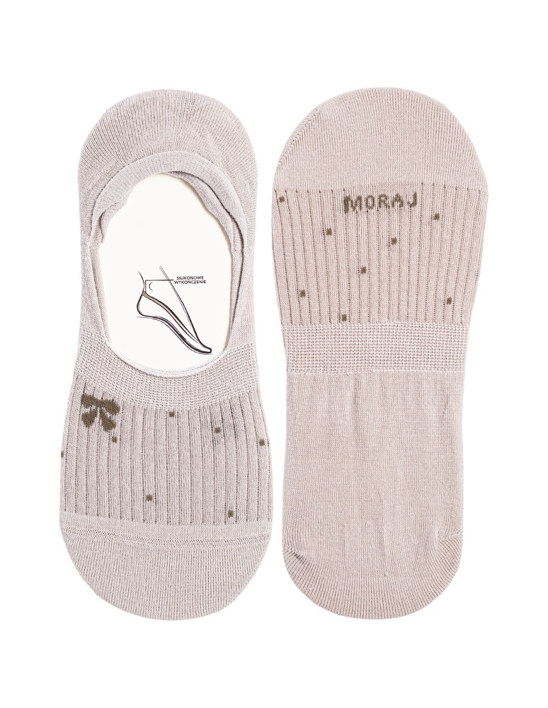 Niskie stopki - Skarpetki damskie niskie stopki bawełniane z motywem kokardki i kropek 5-pak WIELOKOLOROWY  - produkt moraj.pl 3