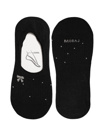 Niskie stopki - Skarpetki damskie niskie stopki bawełniane z motywem kokardki i kropek 5-pak WIELOKOLOROWY - produkt 5