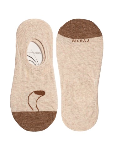 Skarpetki damskie niskie stopki bawełniane z motywem kotka 3-pak  - produkt 2