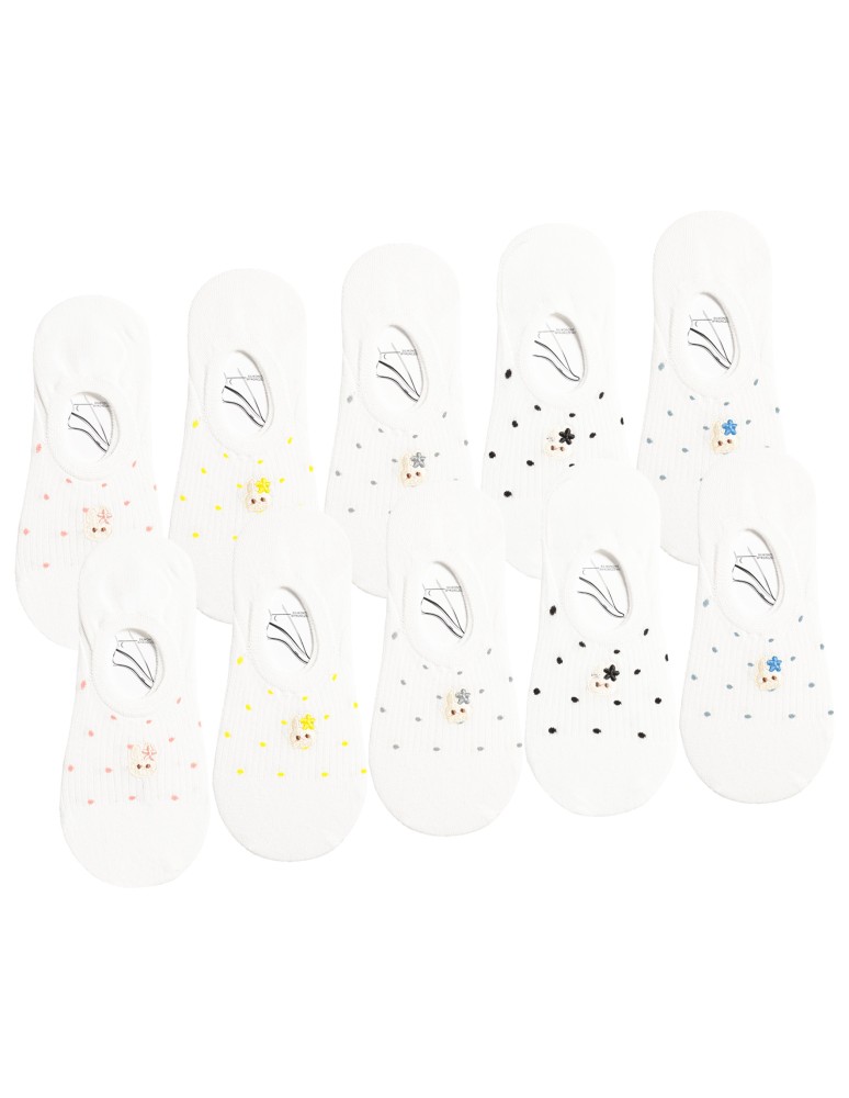 Niskie stopki - Skarpetki damskie niskie stopki WIELOKOLOROWY - produkt moraj.pl 1