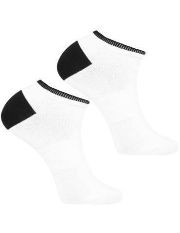 Stopki klasyczne - Skarpetki stopki męskie bawełniane z kontrastowym akcentem 3-pak WIELOKOLOROWY - produkt 3