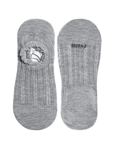 Skarpetki damskie niskie stopki prążkowane z wiskozy bambusowej 12-pak  - produkt 2