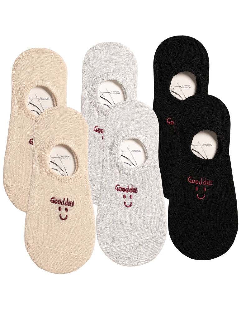 Nowości - Skarpetki damskie niskie stopki 6-pak WIELOKOLOROWY - produkt moraj.pl 1