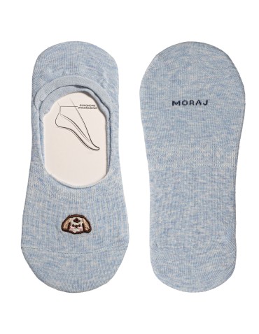 Niskie stopki - Skarpetki damskie niskie stopki bawełniane w urocze haftowane wzory 5-pak WIELOKOLOROWY - produkt 6