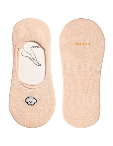 Skarpetki damskie niskie stopki bawełniane w urocze haftowane wzory 5-pak  - produkt 2