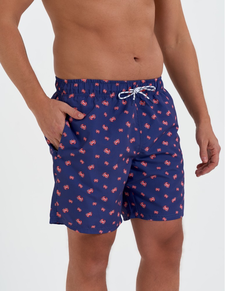 Szorty plażowe - Szorty kąpielowe męskie spodenki plażowe wiązane z kieszeniami WZÓR 2 - produkt moraj.pl 1