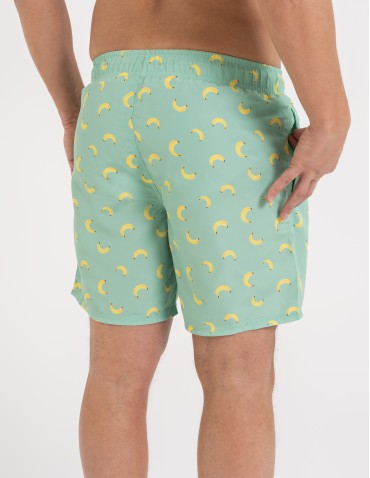 Szorty plażowe - Szorty kąpielowe męskie spodenki plażowe wiązane z kieszeniami WZÓR 1 - produkt 5