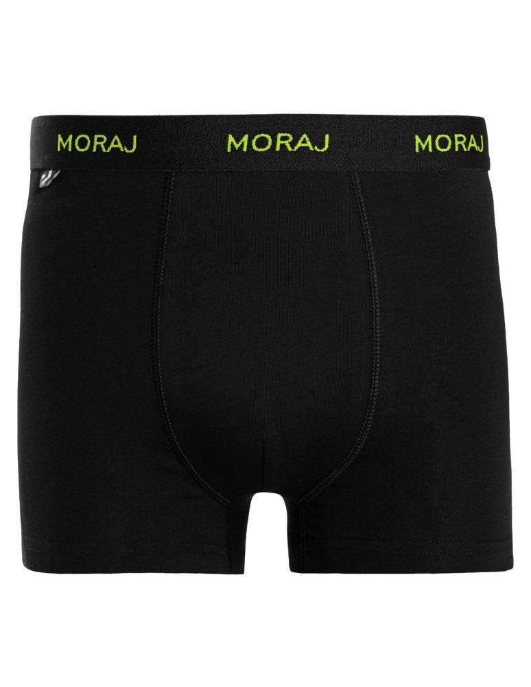 Bokserki luźne - Bokserki męskie bawełniane gładkie z kontrastowym napisem 10-pak WIELOKOLOROWY  - produkt moraj.pl 3