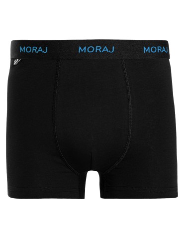 Bokserki luźne - Bokserki męskie bawełniane gładkie z kontrastowym napisem 10-pak WIELOKOLOROWY - produkt 4