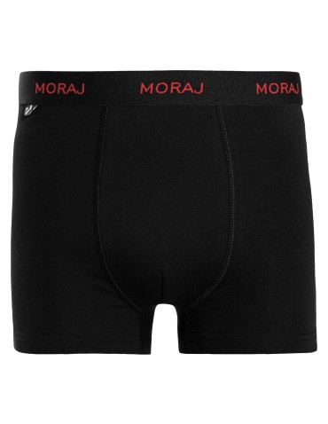 Bokserki luźne - Bokserki męskie bawełniane gładkie z kontrastowym napisem 10-pak WIELOKOLOROWY - produkt 5