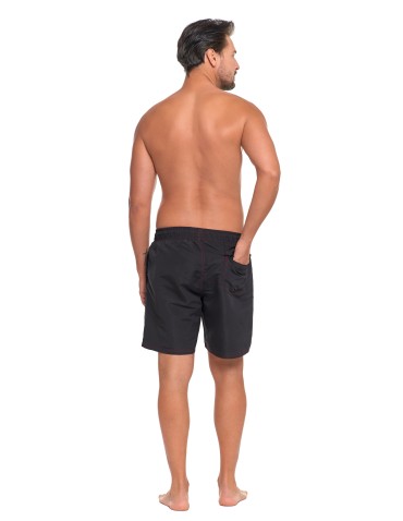Szorty plażowe - Szorty męskie kąpielowe plus size szybkoschnące CZARNY - produkt 4