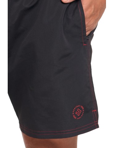 Szorty plażowe - Szorty męskie kąpielowe plus size szybkoschnące CZARNY - produkt 10