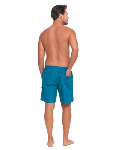 Szorty plażowe - Szorty męskie kąpielowe plus size szybkoschnące TURKUSOWY - produkt 7
