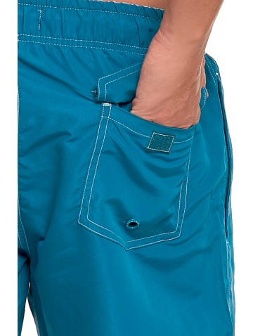 Szorty plażowe - Szorty męskie kąpielowe plus size szybkoschnące TURKUSOWY - produkt 9