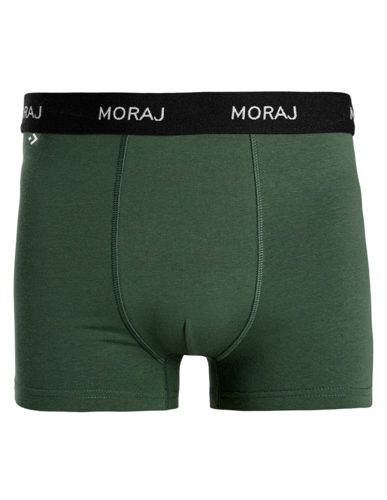 Bokserki dopasowane - Majtki męskie bokserki bawełniane gładkie dopasowane klasyczne 10-pak WIELOKOLOROWY  - produkt moraj.pl 2